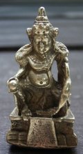 真鍮製　シャンバラ・宝蔵神・毘沙門天　豆仏
