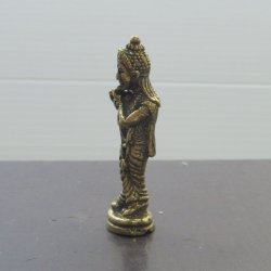 画像2: 真鍮製　クリシュナ像　豆仏像 