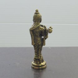 画像3: 真鍮製　クリシュナ像　豆仏像 
