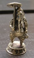 真鍮製　ガネーシャ像１３　豆仏像