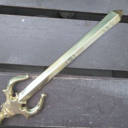 画像3: 真鍮製 カドゥガ(利剣)・三鈷剣　46センチ