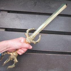 画像4: 真鍮製 カドゥガ(利剣)・三鈷剣　46センチ