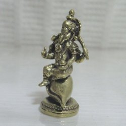 画像4: 真鍮製　ガネーシャ像２７　豆仏像