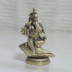 画像2: 真鍮製　ガネーシャ像２７　豆仏像