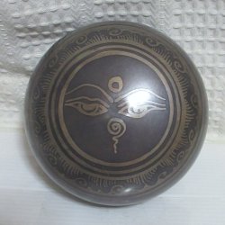 画像3: シンギングボウル(梵字) 419g 