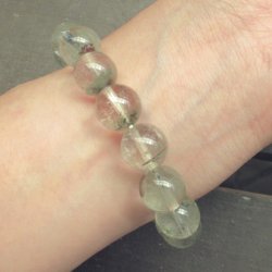 画像3: 11.5ミリ玉　グリーンガーデンクォーツブレスレット