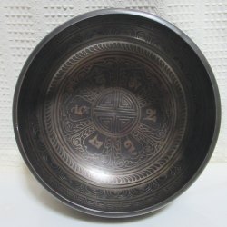 画像2: 口径20.5センチ シンギングボウル(観音真言) 1975グラム