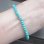 画像3: 4ミリ幅カット マグネサイトターコイズブレスレット (3)