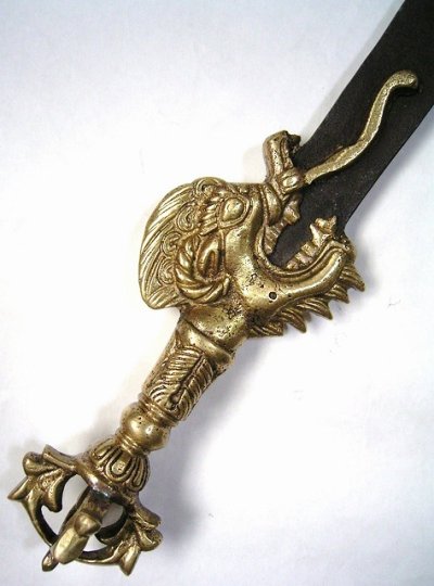 画像1: 真鍮製 カドゥガ(利剣）　