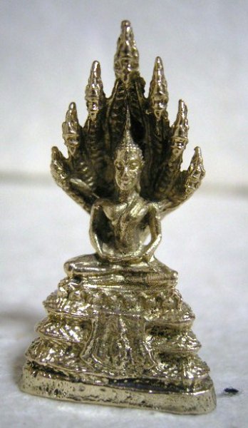 画像1: 真鍮製　ブッダ・釈迦如来像１　豆仏像 (1)