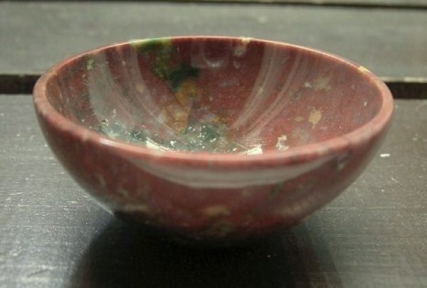 画像1: 天然石製　小皿・猪口*ジャスパー*４ (1)