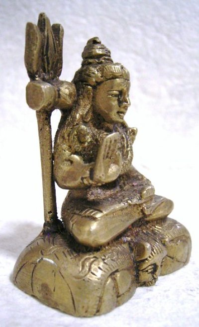画像3: 真鍮製 シバ神像 ６．９センチ 