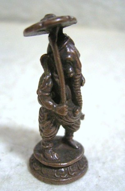 画像3: 銅製　ガネーシャ像１３　豆仏像