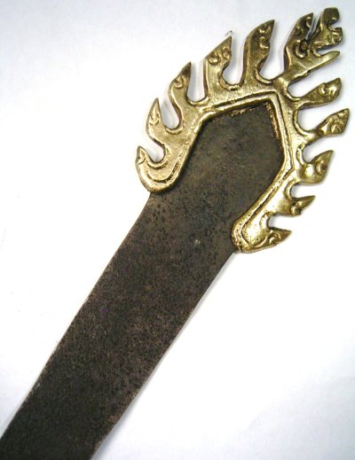 画像2: 真鍮製 カドゥガ(利剣）　