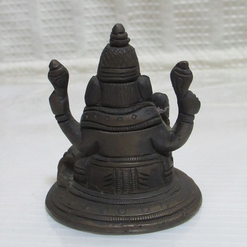 ヒンドゥー教神様　真鍮製ガネーシャ - 3